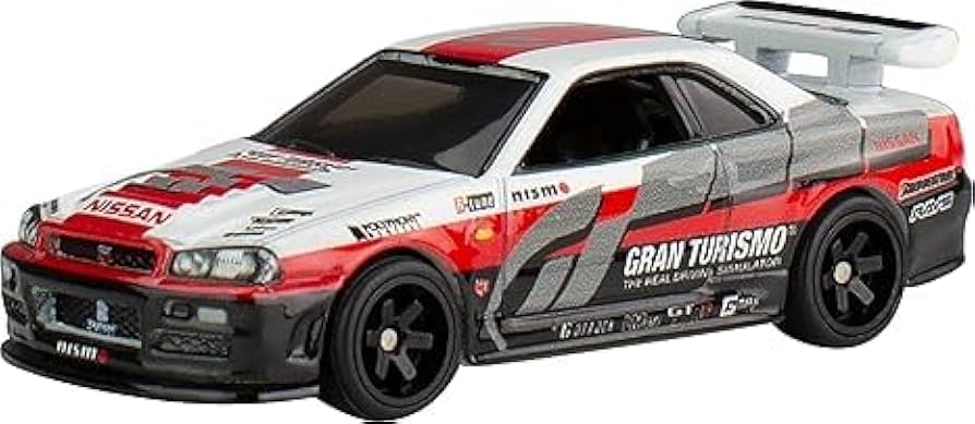 Amazon.com: Hot Wheels Nissan Skyline GT-R BNR34 Gran Turismo Real