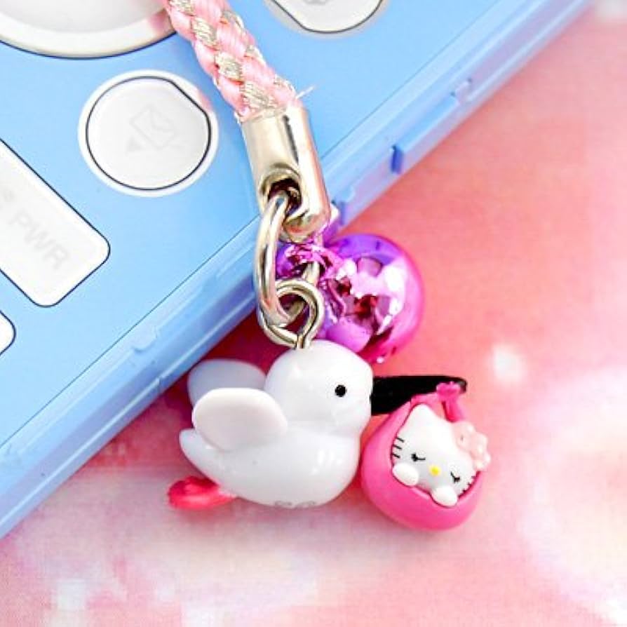 Amazon.co.jp: ビッグスター ハローキティ こうのとりキティ 根付け