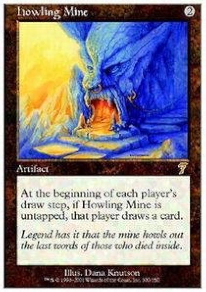 Amazon.com: Magic: the Gathering - Howling Mine - Seventh Edition