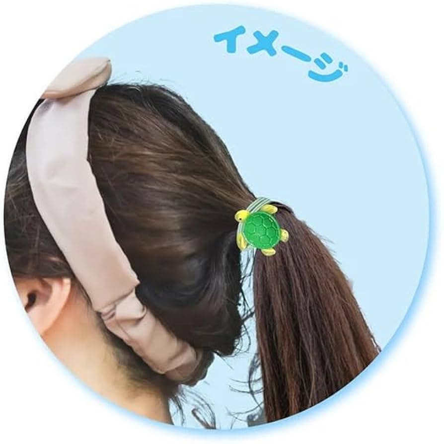 Amazon | ヘアゴム 髪ゴム ヘアアクセサリー アクア水族館