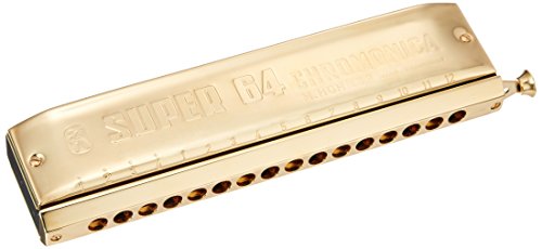 Amazon | HOHNER ホーナー クロマチック・ハーモニカ Super-64-Gold