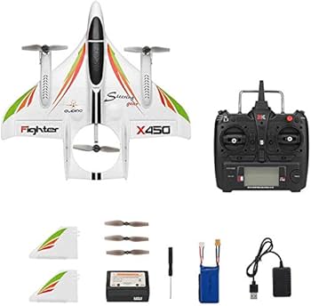 Amazon.com: GoolRC WLtoys XK X450 RC Airplane, 2.4GHz Remote