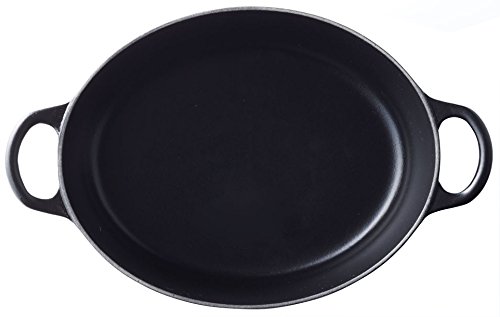 Amazon.co.jp: ルクルーゼ ココット オーバル 25cm マットブラック