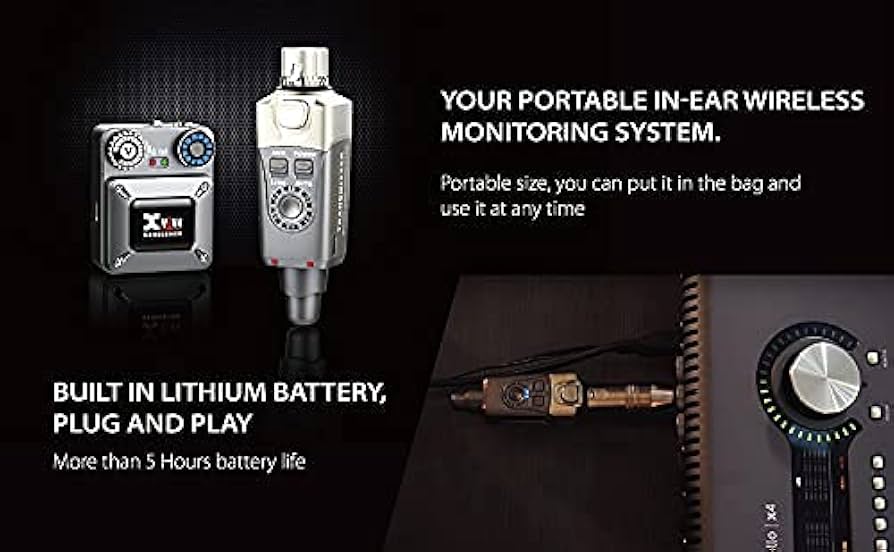 Amazon.com: Xvive U4 In-Ear Monitor Wireless System : Musical