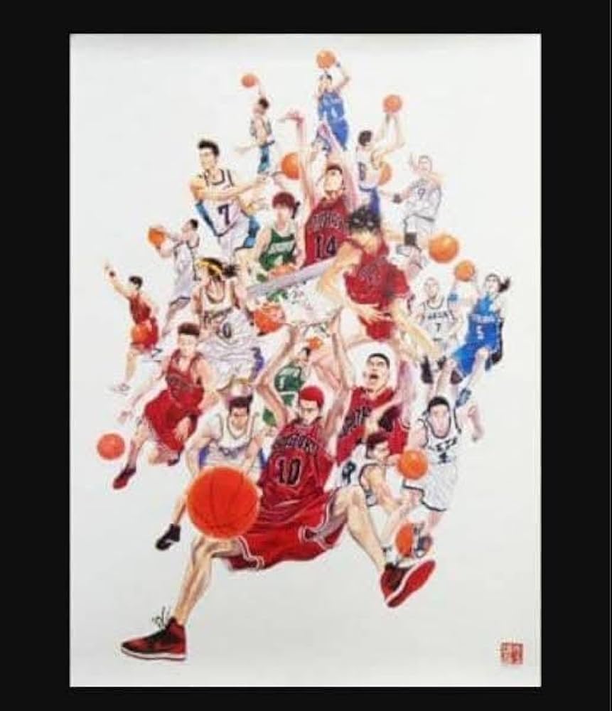 Amazon.co.jp: スラムダンク 公式 A全ポスター 原画デザイン slam dunk