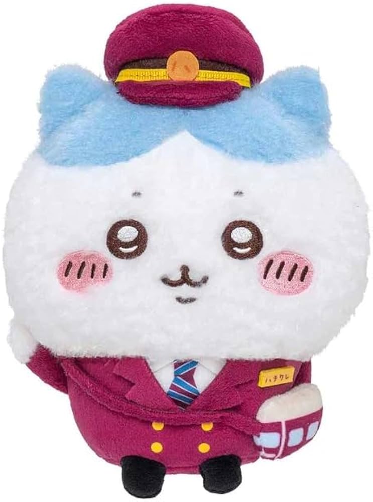 Amazon.co.jp: Chiikawa Hankyu Train Naowa Plush S Hachiware : Toys