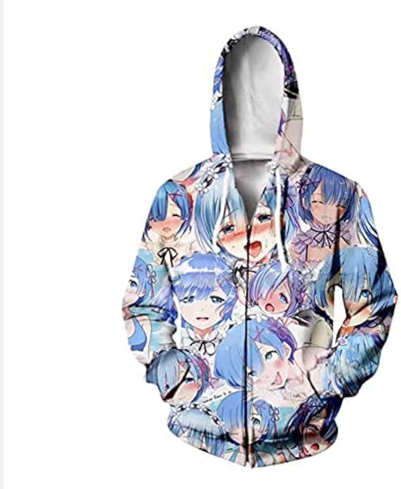 Amazon.co.jp: リゼロ レム アへ顔パーカー XLサイズ フード : おもちゃ