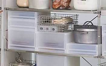 Amazon｜無印良品 ポリプロピレンケース・引出式・スチールフレーム