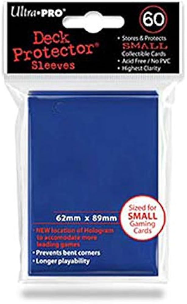 Amazon | ウルトラ・プロ 新ホロ位置 カードスリーブ 60枚入り (ブルー