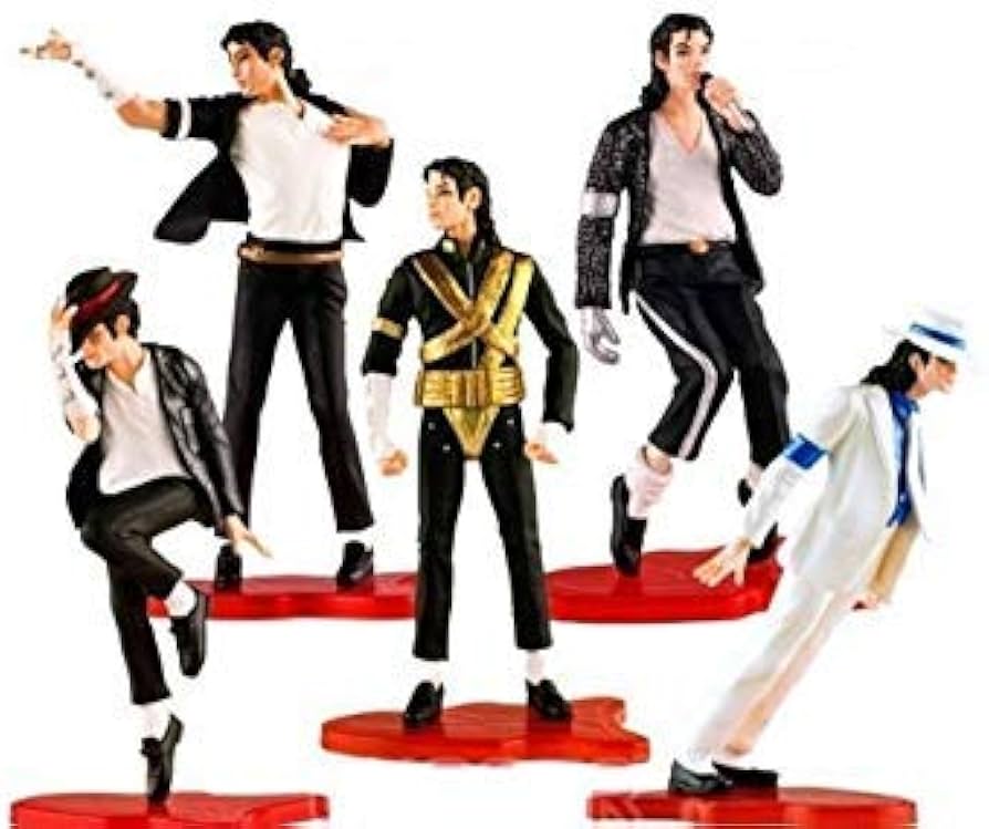 Amazon | マイケル・ジャクソン 5体 フィギュア セット デンジャラス