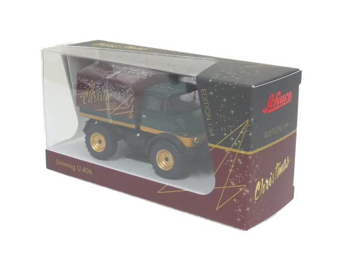 Amazon | シュコー 1/64 メルセデスベンツ ウニモグ U406 クリスマス