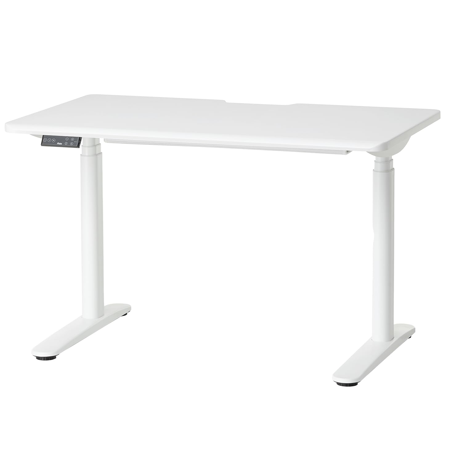 Amazon | Pixio ゲーミングデスク 電動 昇降 ホワイト 脚部 天板