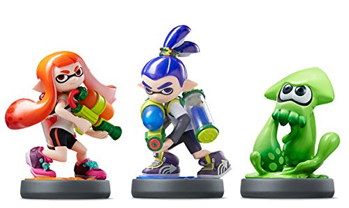Amazon | amiibo スプラトゥーン 全3種セット ガール ボーイ イカ