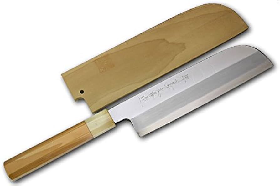 Amazon | 堺一文字光秀 和包丁 さびに強い ステンレス 白銀 霞研 片刃