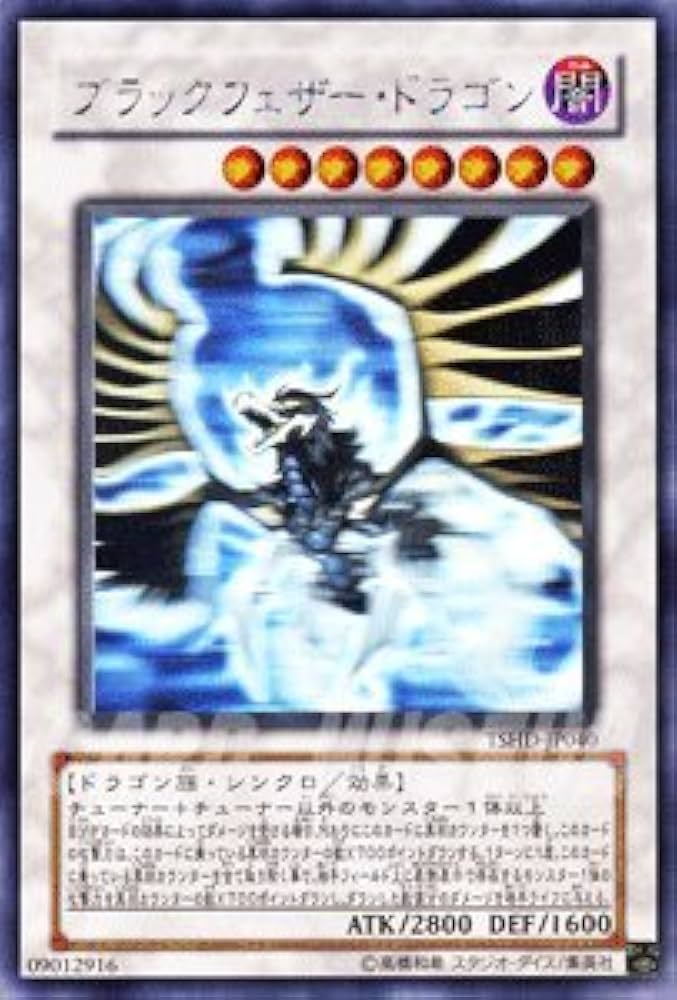Amazon.co.jp: 遊戯王 TSHD-JP040-HG 《ブラックフェザー・ドラゴン
