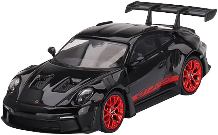 Amazon | MINI GT 1/64 ポルシェ 911 (992) GT3 RS ブラック w/パイロ