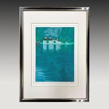 Amazon.co.jp: FCP 真作保証 東山魁夷 限定リトグラフ38x27.5cm 「碧湖