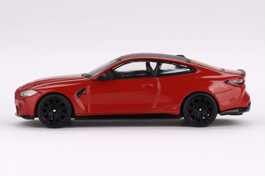 MINI GT 1/64 BMW M4 Competition (G82) Toronto Red Metallic Left