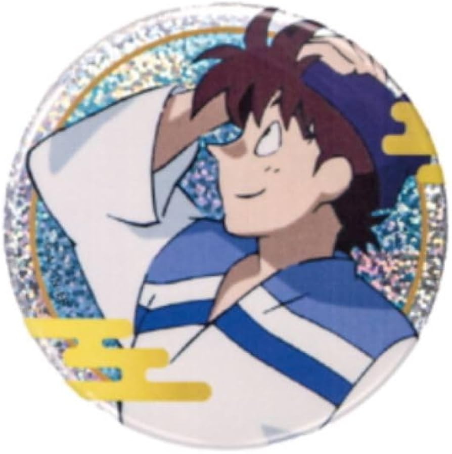 Amazon | 忍たま乱太郎 ホログラム缶バッジ(土井先生) | バッジ | おもちゃ