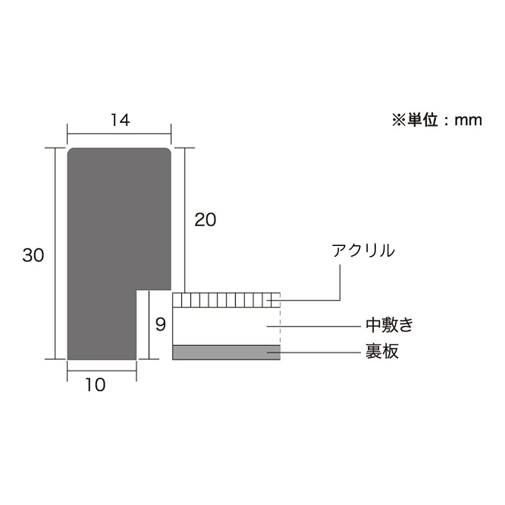 Amazon | A.P.J. 額縁ワンスフレーム 大衣（たいころ）サイズ（394