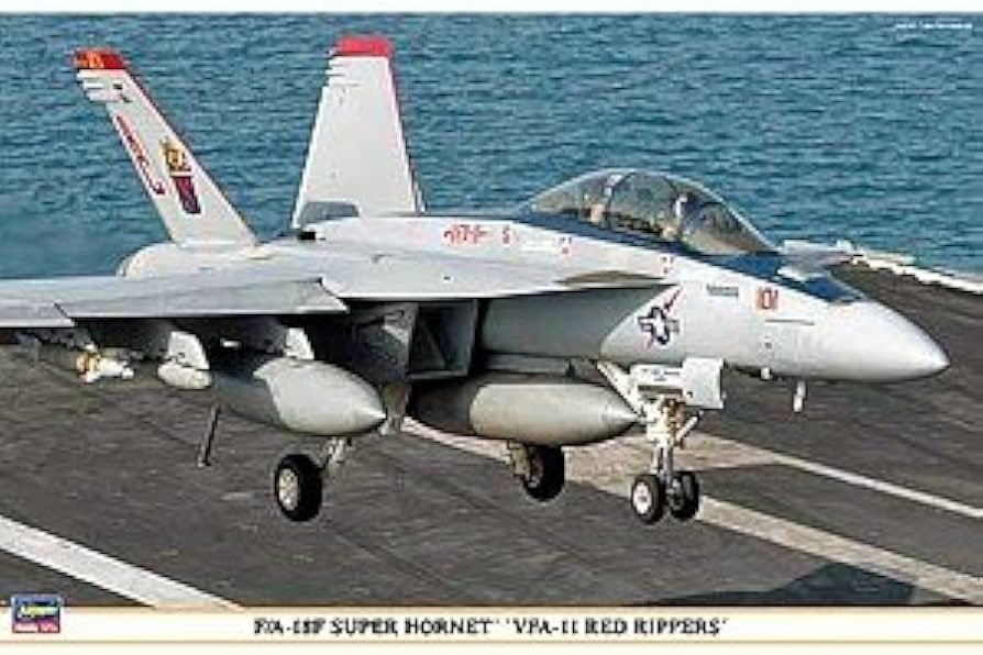 Amazon | ハセガワ 1/48 F/A-18F スーパーホーネット VFA-11レッド