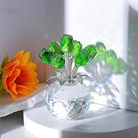 Amazon.co.jp: JAnjiaLxY クリスタル フラワー置物 タイプ8 水晶花