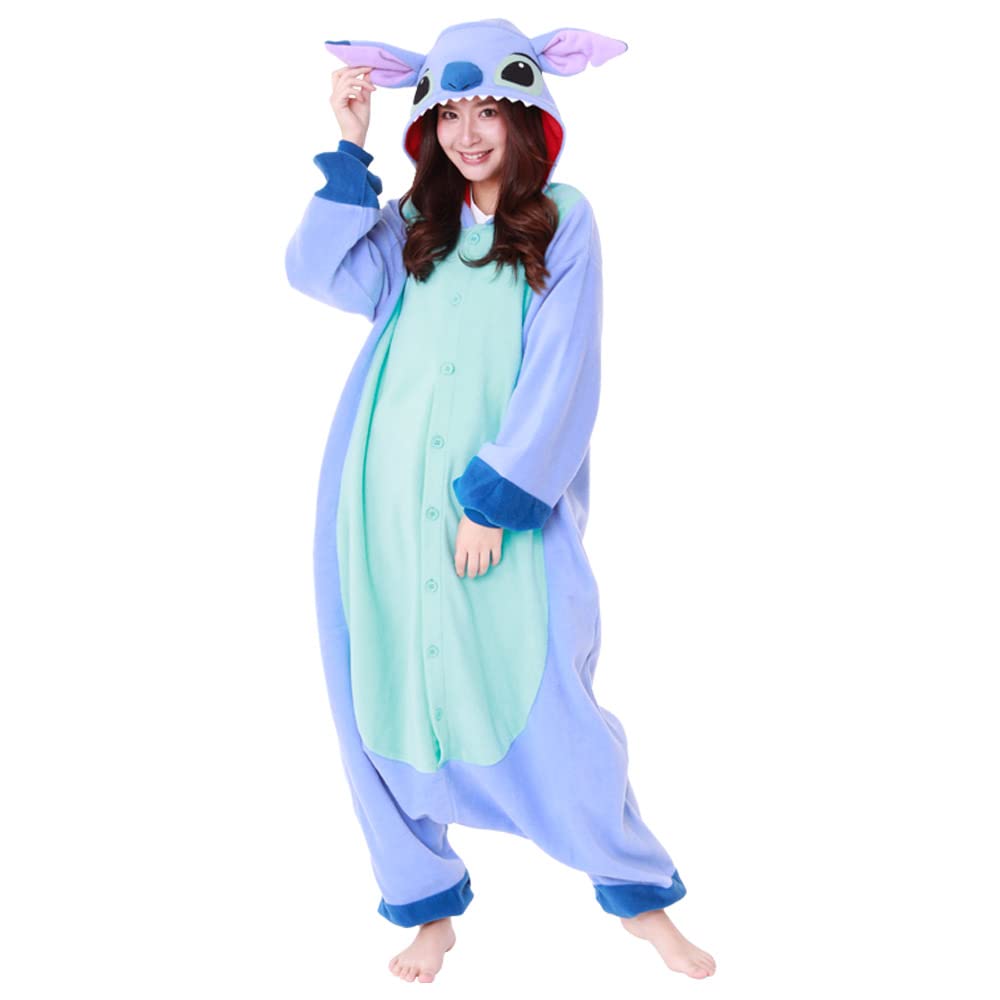 Amazon | スティッチ 着ぐるみ（フリースパジャマ）ディズニー