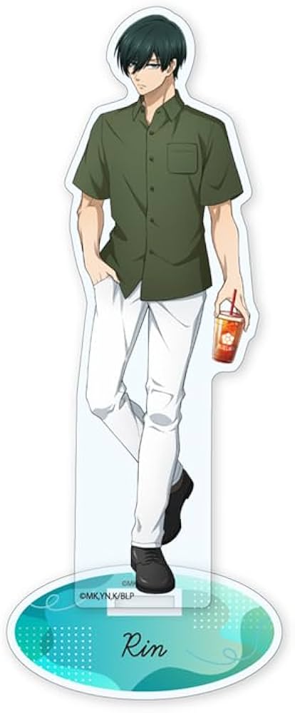 Amazon | ブルーロック 描き下ろしアクリルフィギュア 糸師 凛 日常