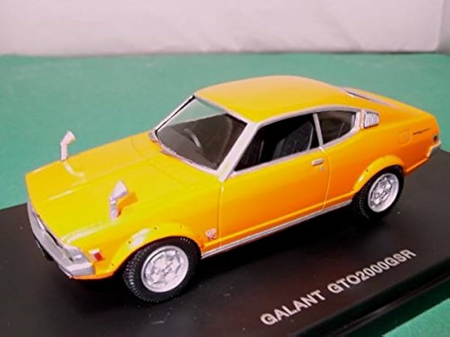 Amazon | 三ツ星 1/43 三菱 ギャランGTO GSR オレンジ