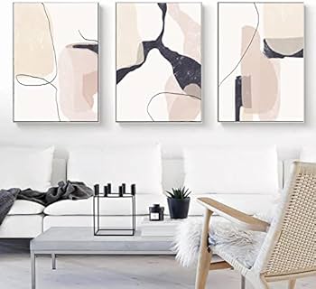 Amazon.co.jp: ウォールアート 北欧モダンクリエイティブライン