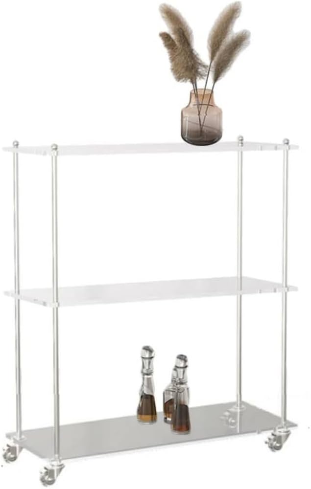 Amazon｜3段 ラック アクリル ラック クリア 透明 オープン シェルフ