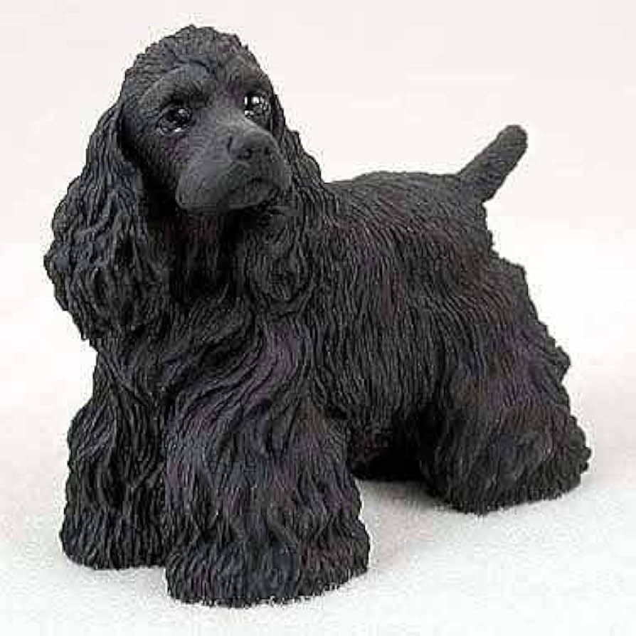 Amazon.co.jp: コッカースパニエルの置物 ブラック : ホーム＆キッチン