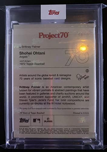 Amazon.co.jp: 大谷翔平 直筆サイン topps project 70 : おもちゃ
