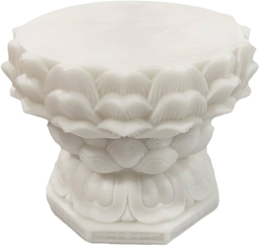 Amazon｜仏像用 丸型 蓮華型 ココヤシの果実 台 供物 台座 蓮の台座