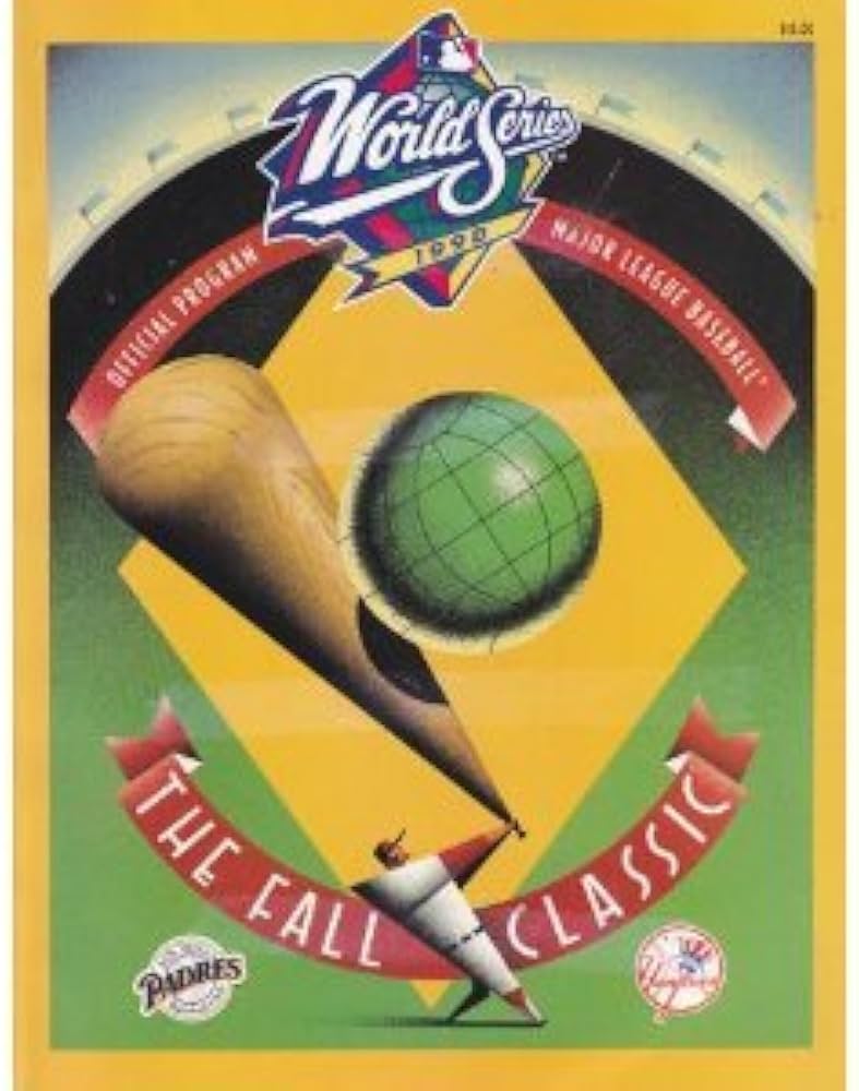 1998 Official Major League Baseball World Series Program. (San