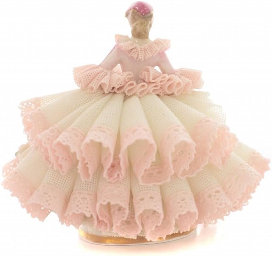 Amazon.co.jp: アイリッシュドレスデン IRISH DRESDEN 陶器人形 レース