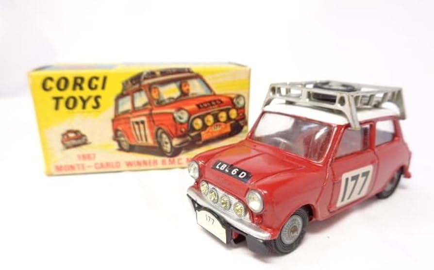 Amazon.co.jp: CORGI TOYS 339 1967 MONTE-CARLO WINNER B.M.C. MINI