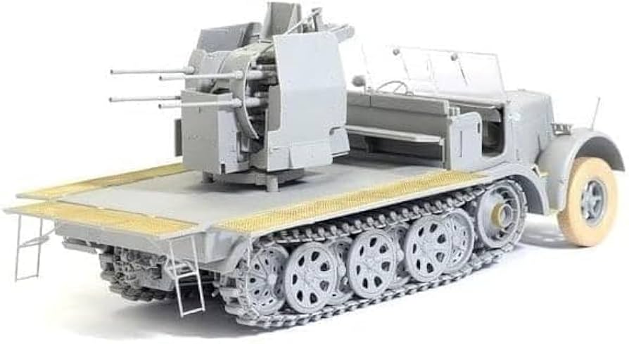 Amazon | サイバーホビー 1/35 2センチ 4連装対空砲搭載 8tハーフ