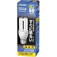 Amazon | 東芝 ネオボールZ 電球形蛍光ランプ 電球60ワットタイプ 電球