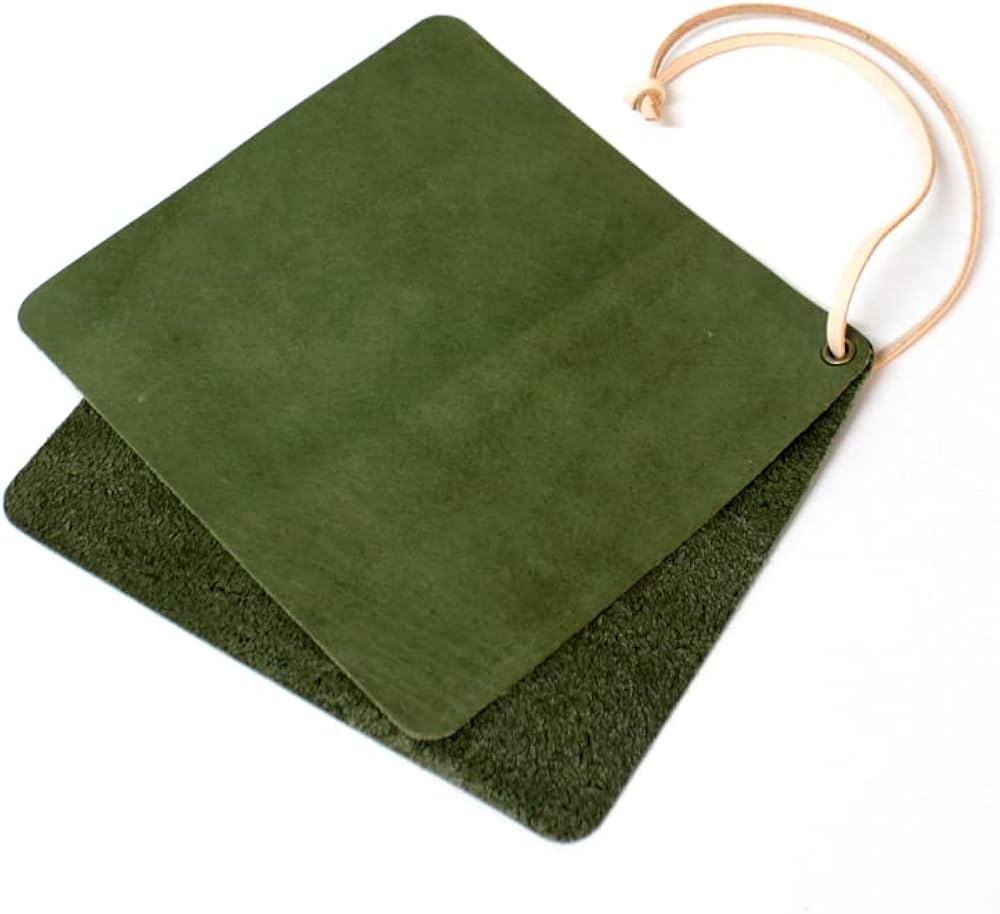 Amazon.co.jp: アカシアスタイル 本革鍋敷き 2枚組 日本製 本体2枚