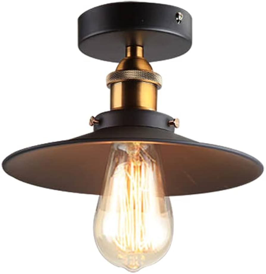 Amazon.co.jp : 千飾 シーリングライト 照明器具 天井照明 レトロ 工業