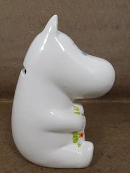 主観 無版権 ムーミン ＆ノンノン 陶器貯金箱 ネット検索しても唯一無