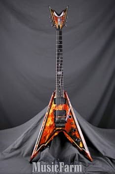 Amazon.co.jp: Dean ディーン Razorback V Guitar 25.5 Scale