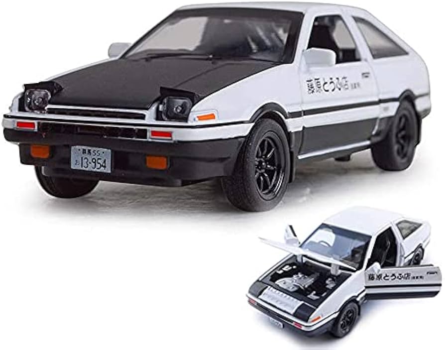 Amazon.co.jp: 頭文字D イニシャル D 合金モデルカー 藤原拓海 AE86