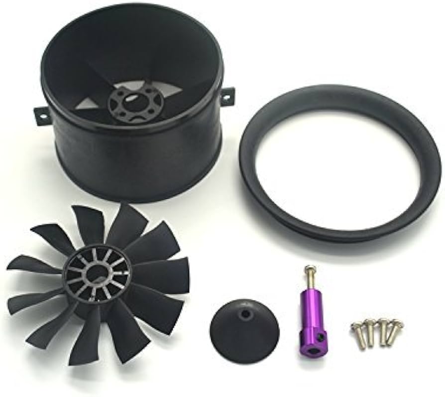 Amazon | PowerFun 電子ダクテッドファン 70mm 11ブレードダクトファン