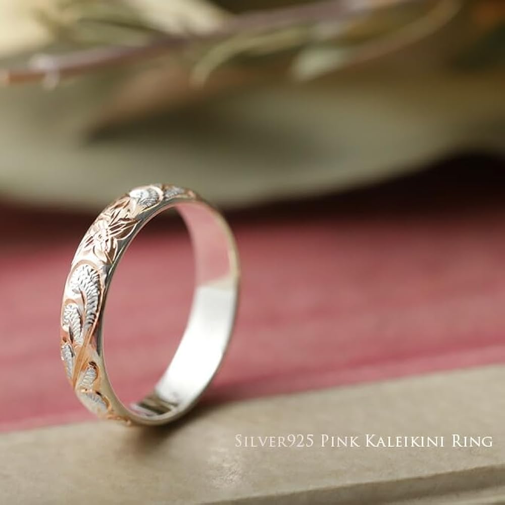 Amazon | BYTHESEA ハワイアンジュエリー リング 刻印無料 シルバー925