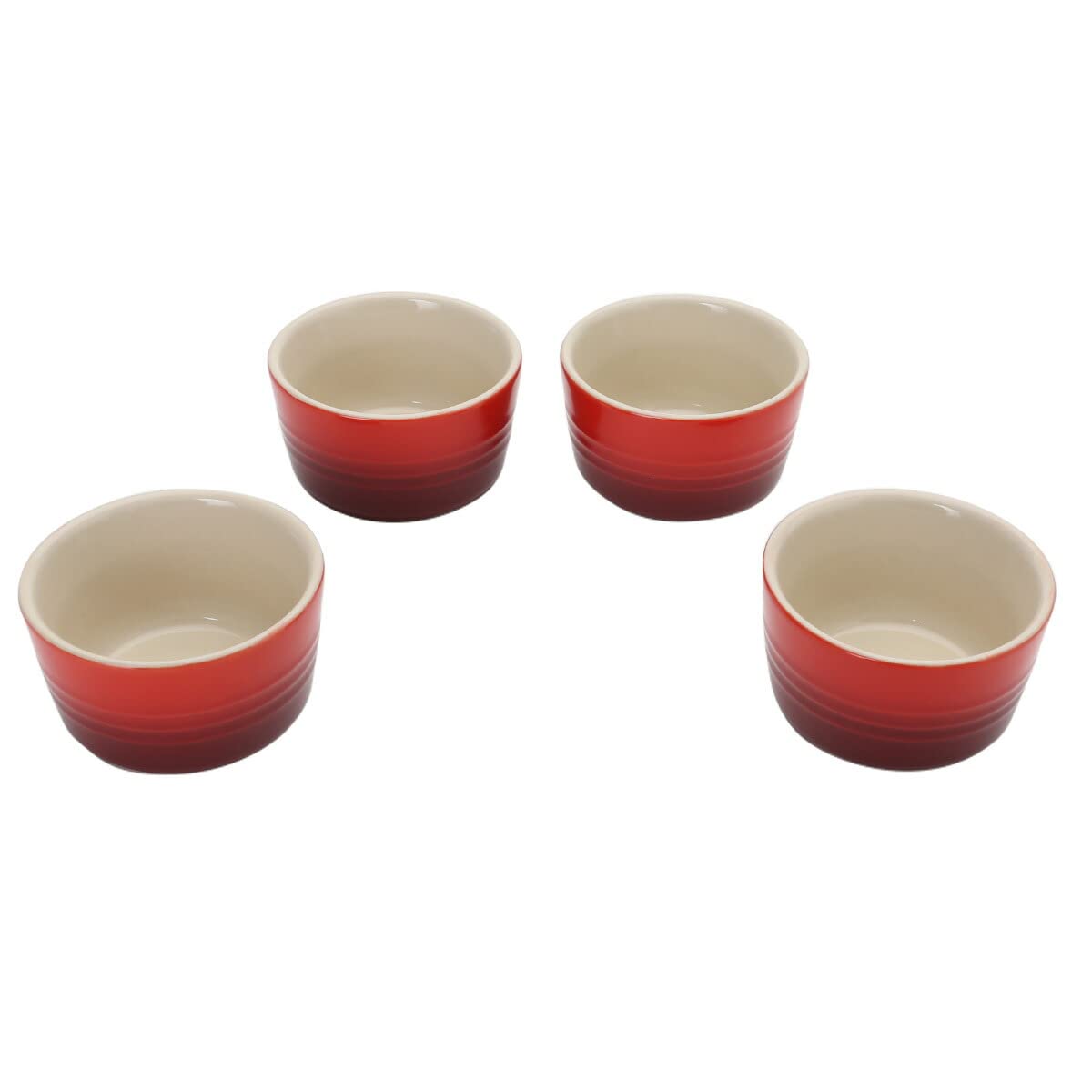 Amazon | ル・クルーゼ/ルクルーゼ(Le Creuset) ラムカン 4個セット(蓋