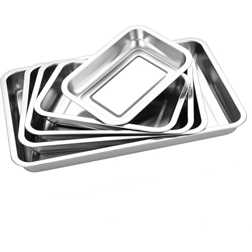 ステンレス製オーブントレー 40cm x 30cm 12枚 ステンレス製オーブン