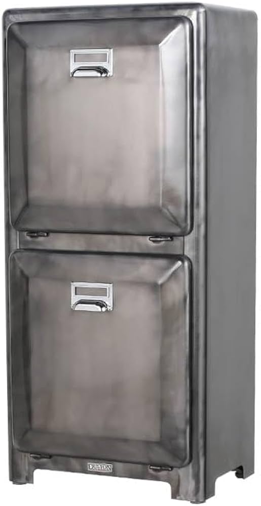 Amazon｜ダルトン(Dulton) トラッシュカン ダブルデッカー 15L×2段