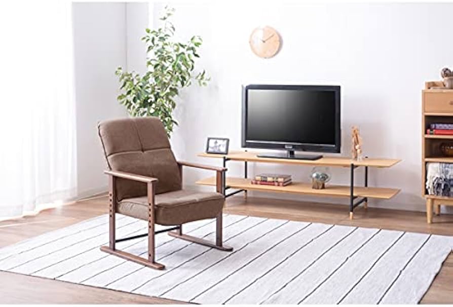 Amazon｜東谷 AZUMAYA 座椅子 高座椅子 LSS-34BR ブラウン 横幅56×奥行